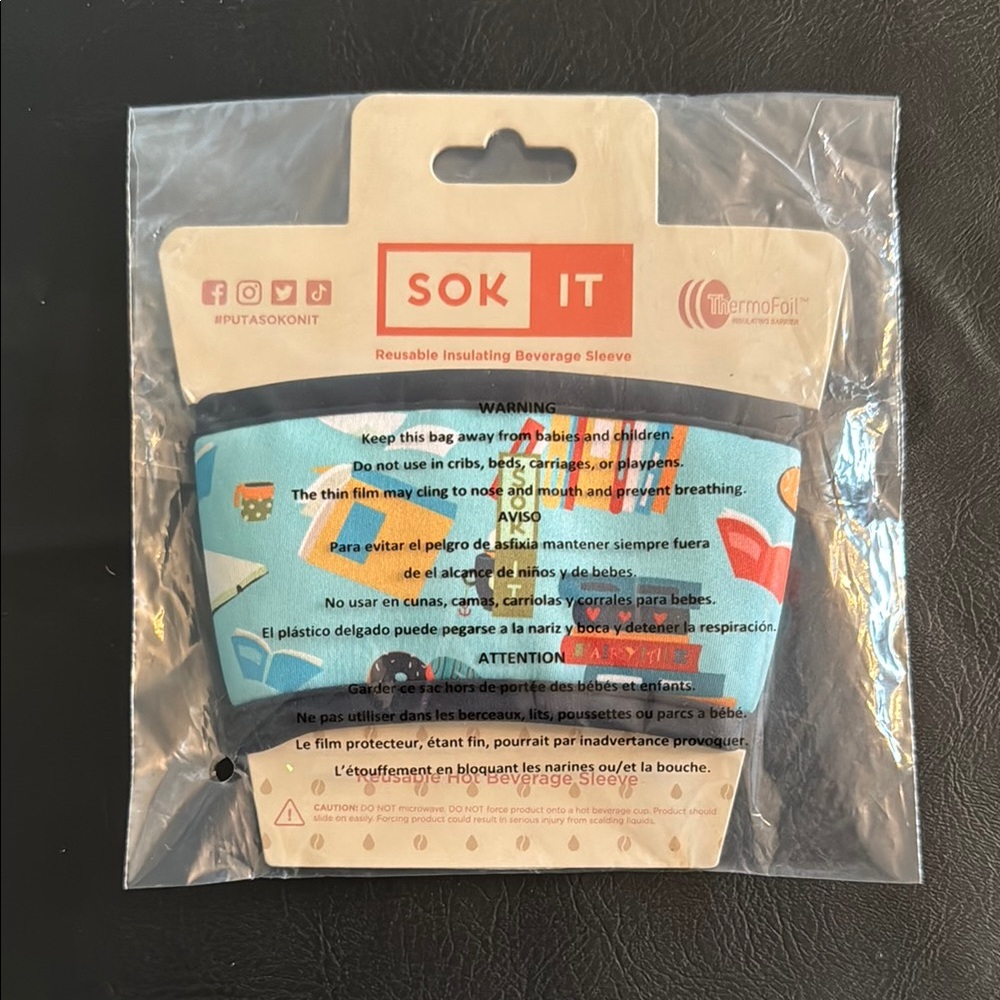 SOK IT Reusable Insulating Beverage Sleeve